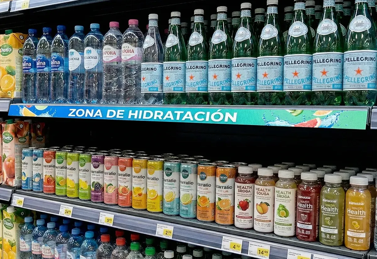 Tiras de lineal personalizadas para promociones, retail y señalización de producto