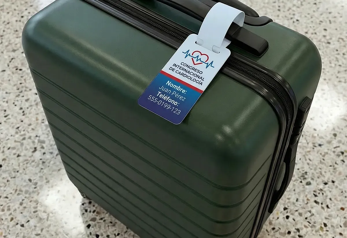 Identificador de maleta personalizado para eventos, viajes y regalos promocionales