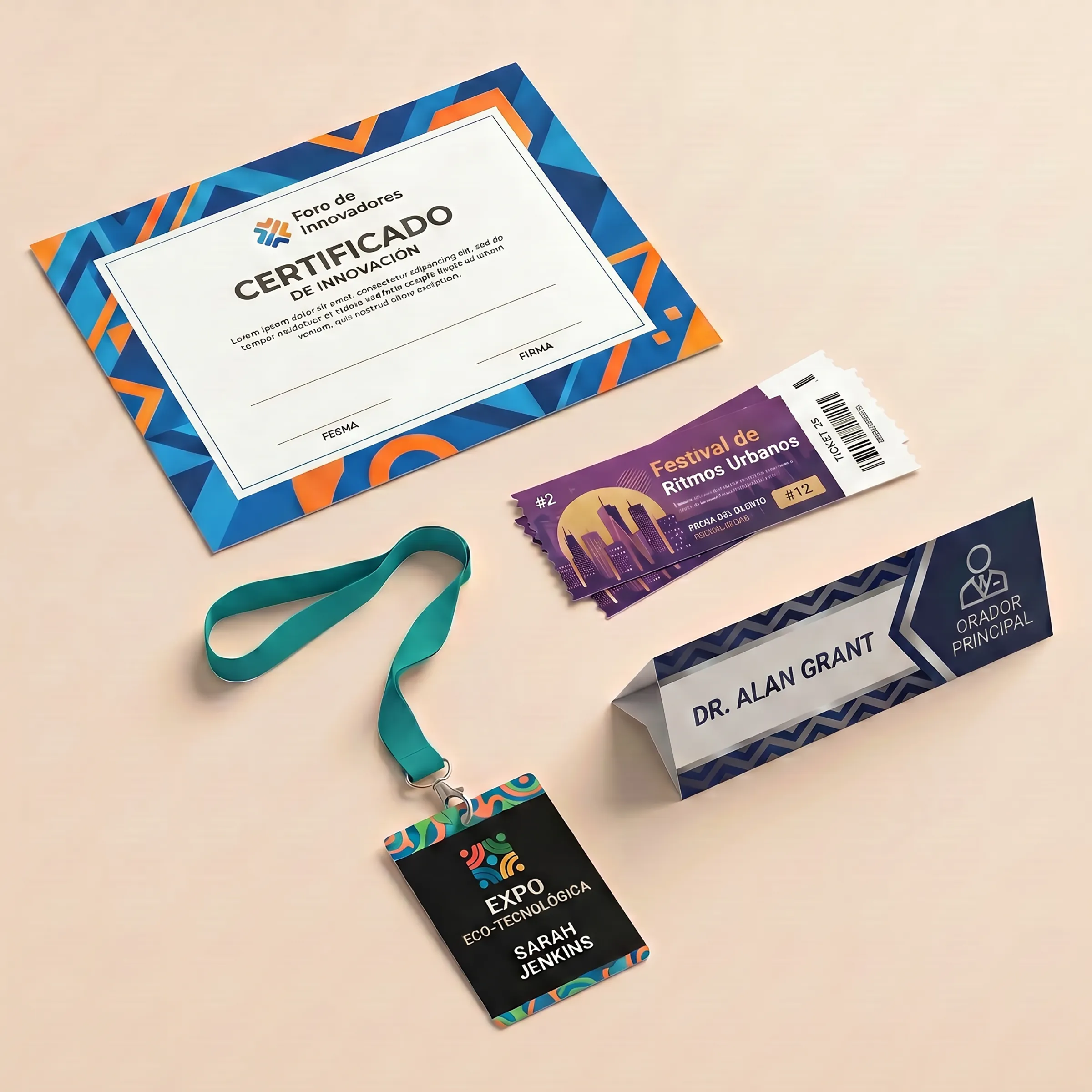 Material gráfico personalizado para eventos corporativos en Cataluña