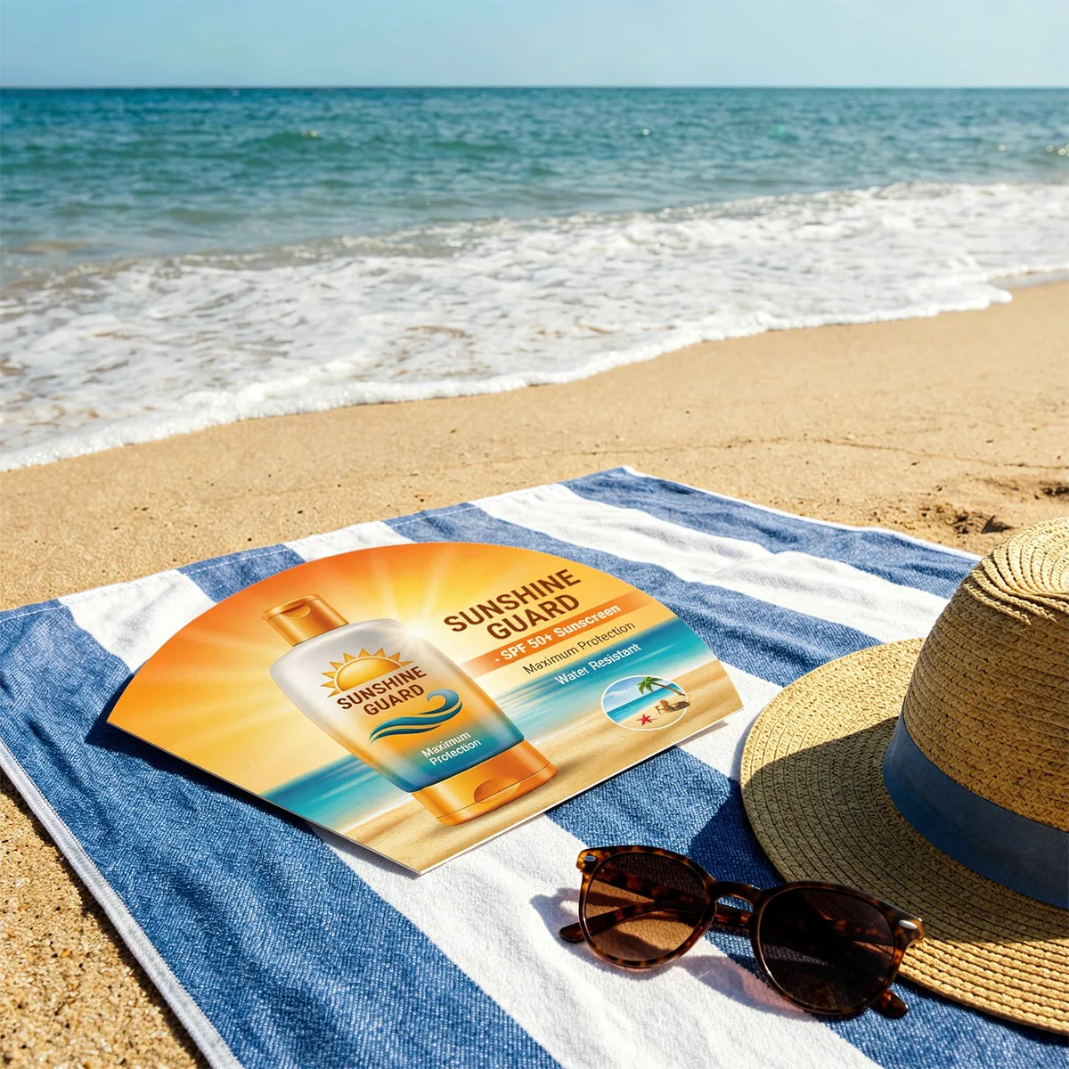 Abanicos personalizados impresos para bodas, ferias y eventos de verano