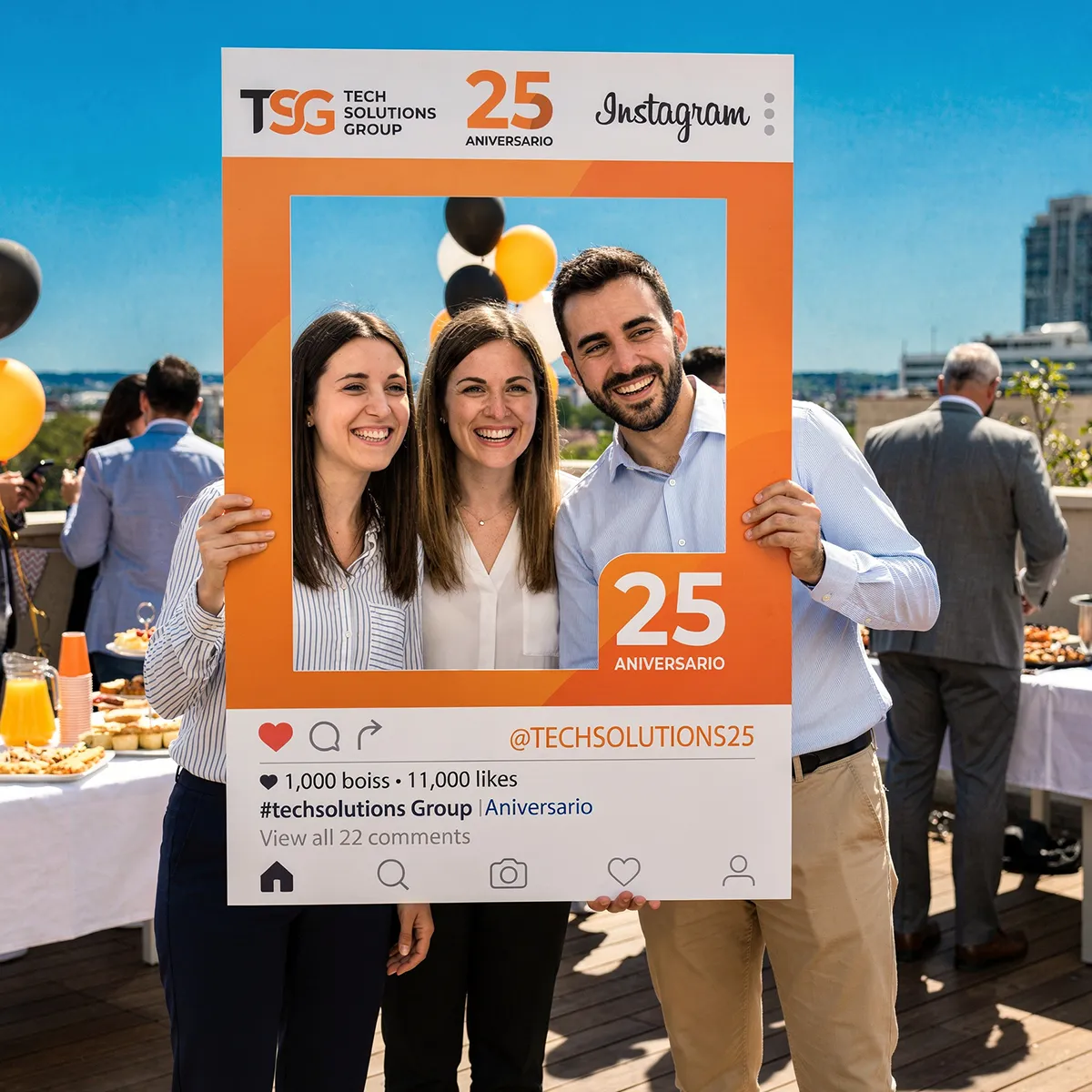 Marcos para photocall personalizados para eventos, bodas y campañas de marca