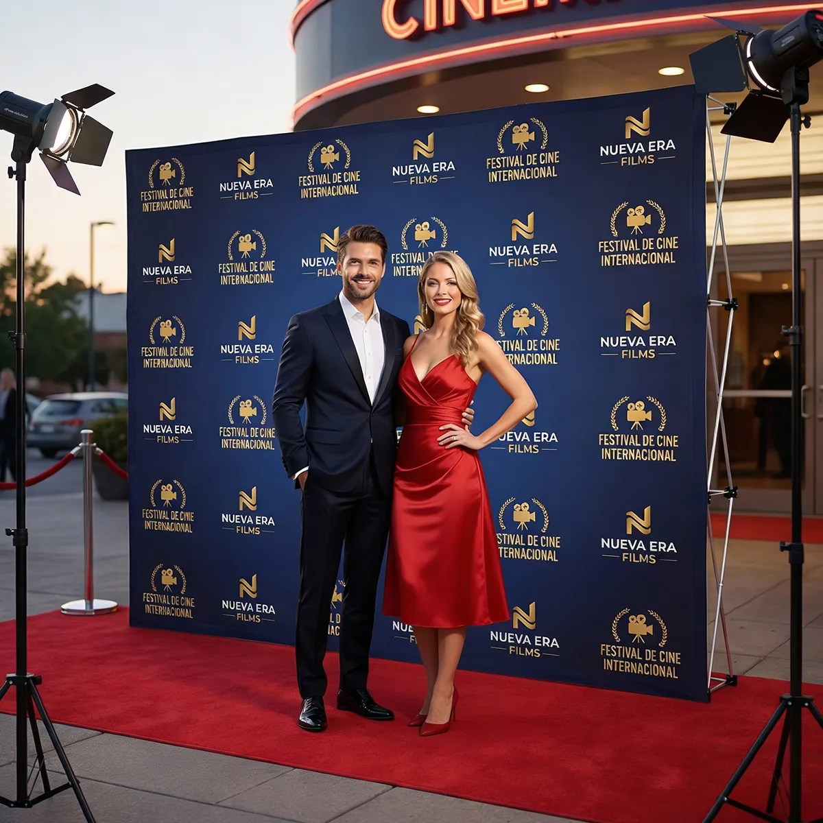 Photocall personalizado impreso para eventos, presentaciones y campañas de marca