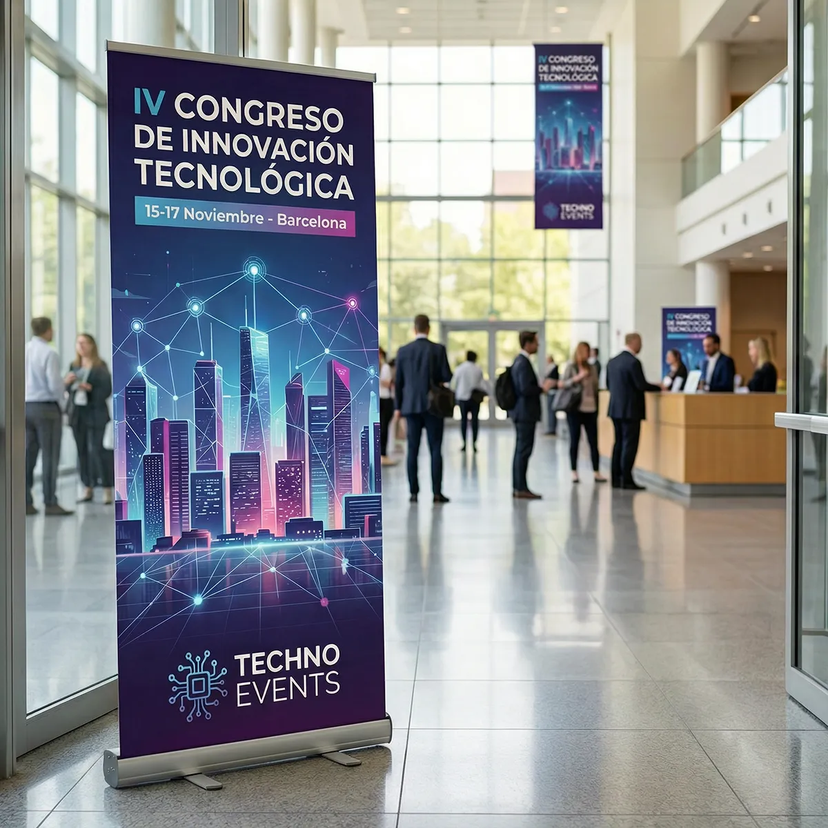 Roll up personalizado impreso para ferias, eventos y presentaciones corporativas
