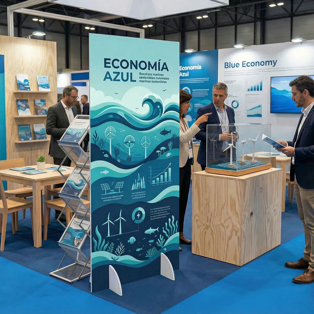 Tótems publicitarios personalizados para ferias, retail y comunicación de gran formato