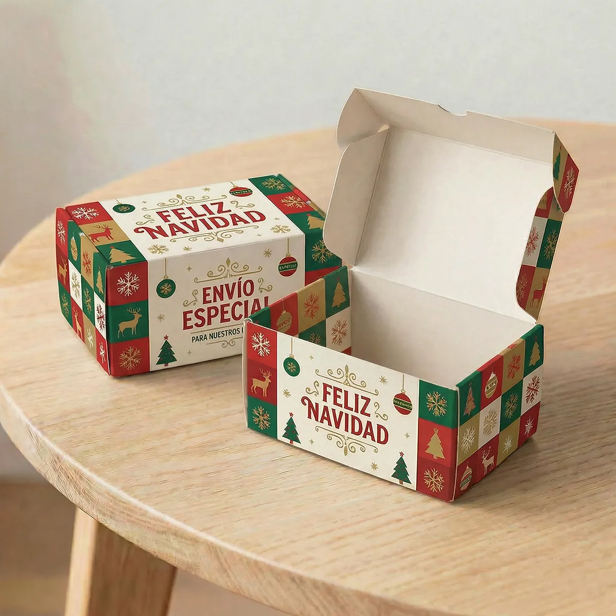 Caja envolvente personalizada para packaging, producto y presentación comercial