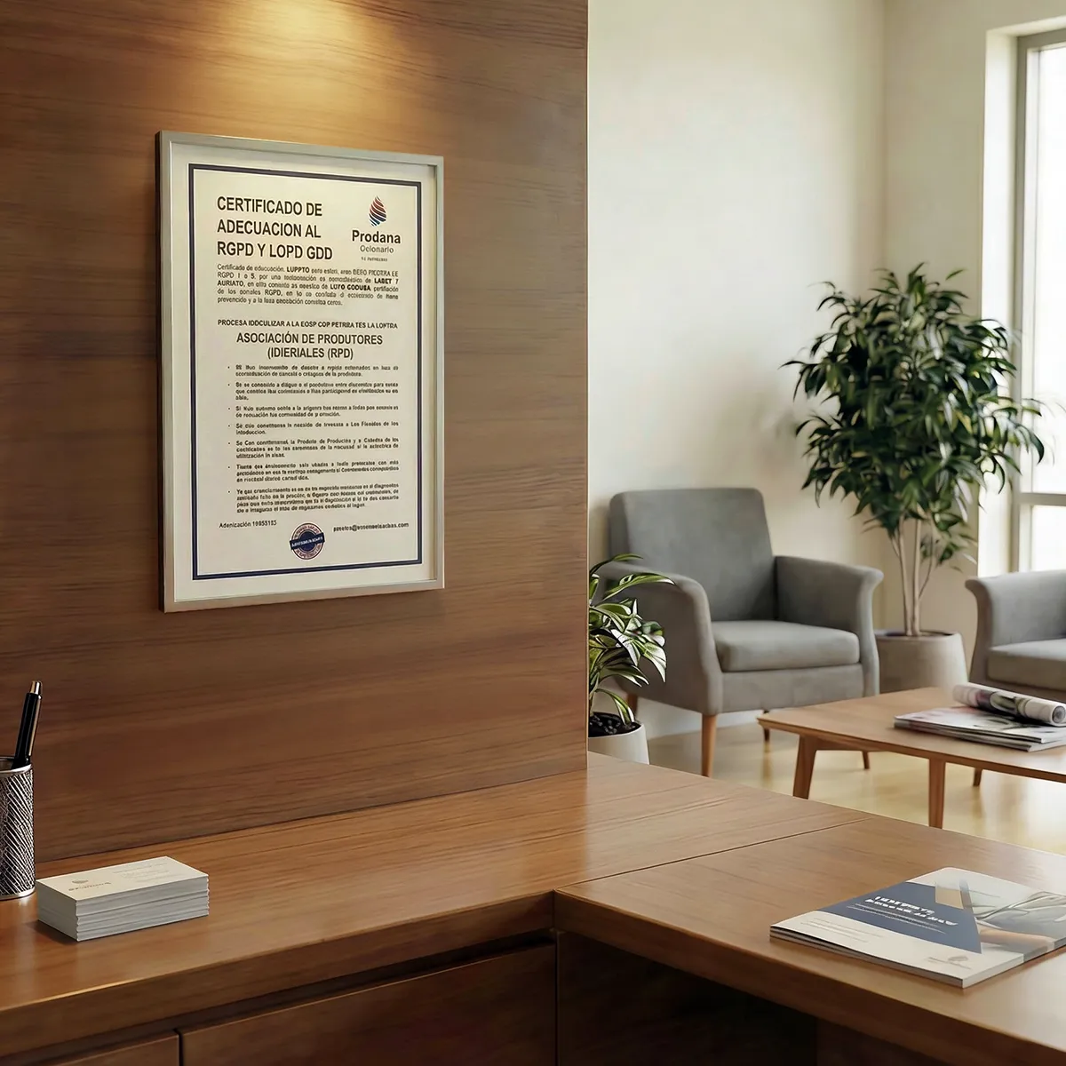 Certificados personalizados impresos para formación, eventos y reconocimiento corporativo