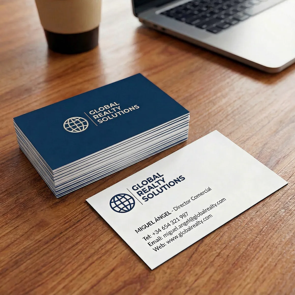 Tarjetas de visita personalizadas para imagen corporativa y presentación profesional
