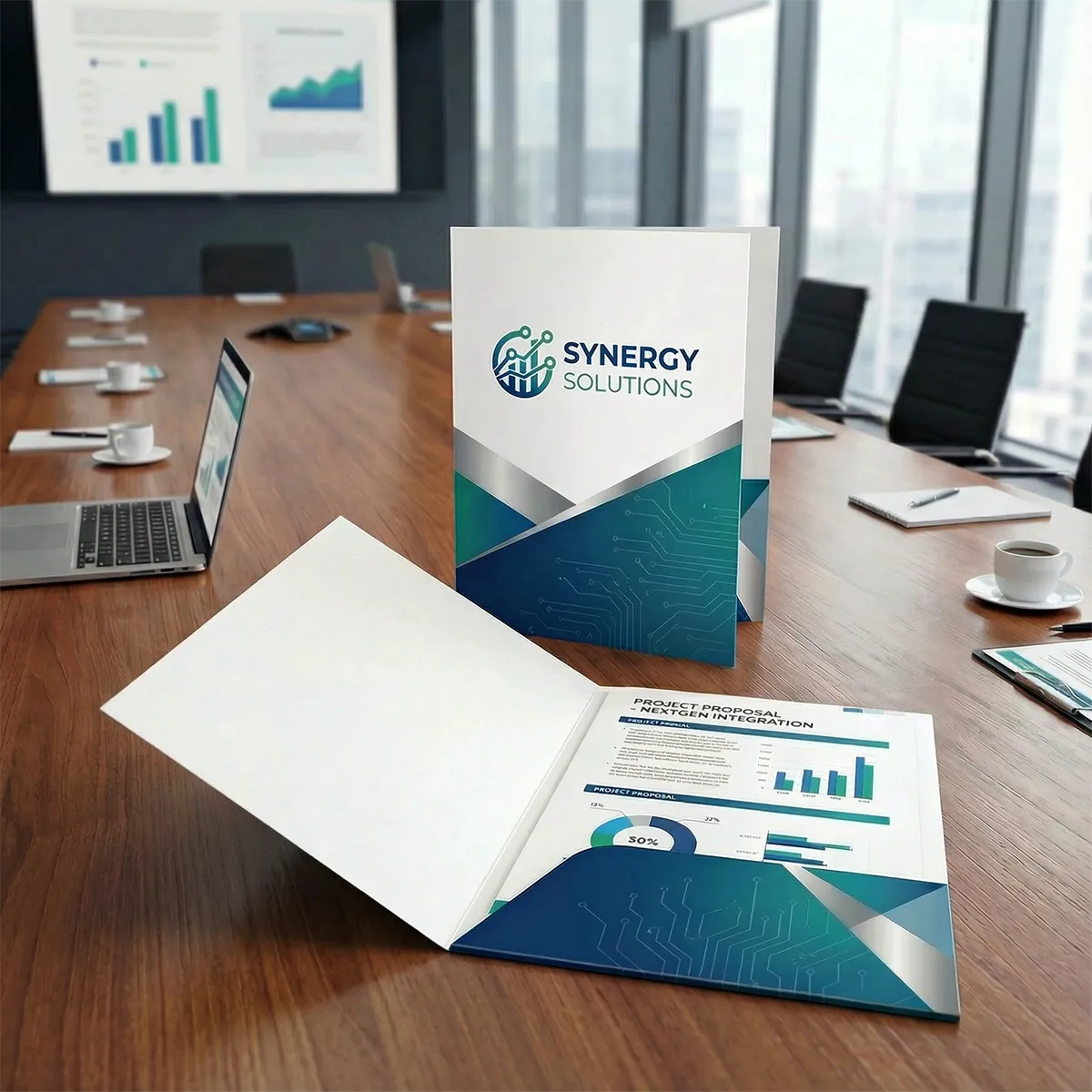 Carpetas de presentación personalizadas para empresas y documentación corporativa