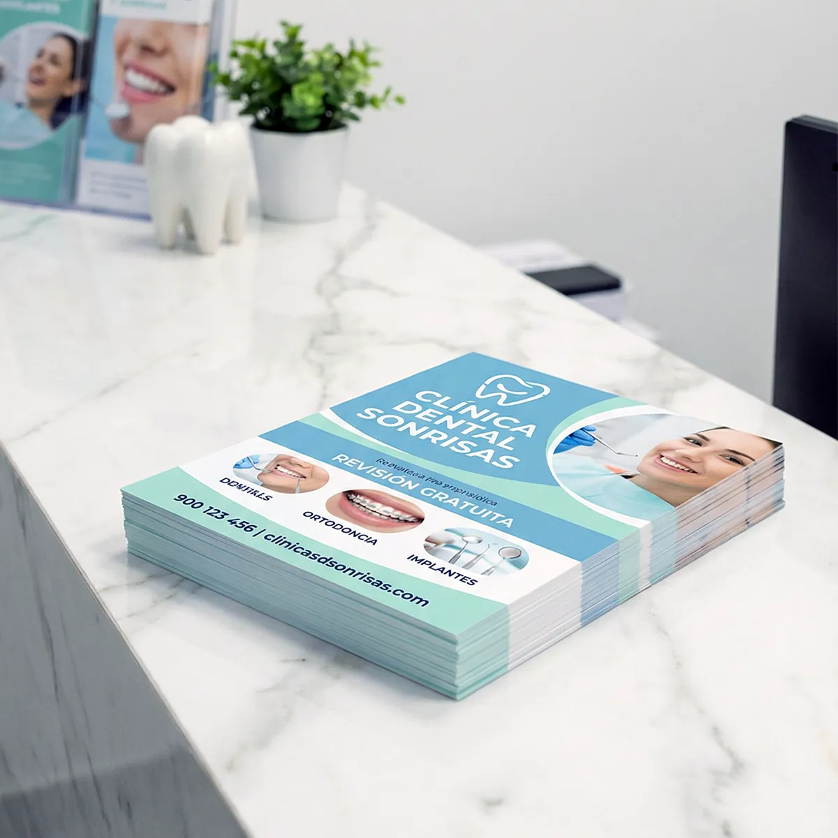 Flyers personalizados impresos para campañas comerciales, promociones y reparto publicitario