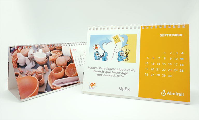 Calendarios 2024 Personalizados - TURIAPRINT IMPRENTA - Imprenta Online -  Impresión Digital y Offset